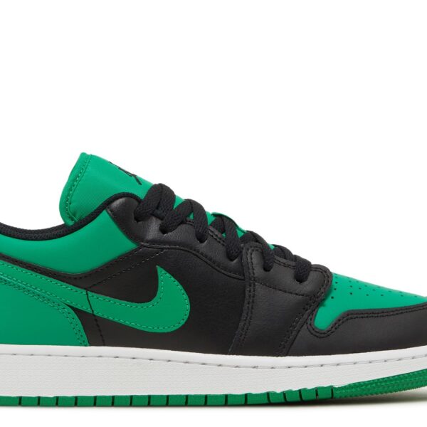 Jordan 1 Low GS 'Black Lucky Green'