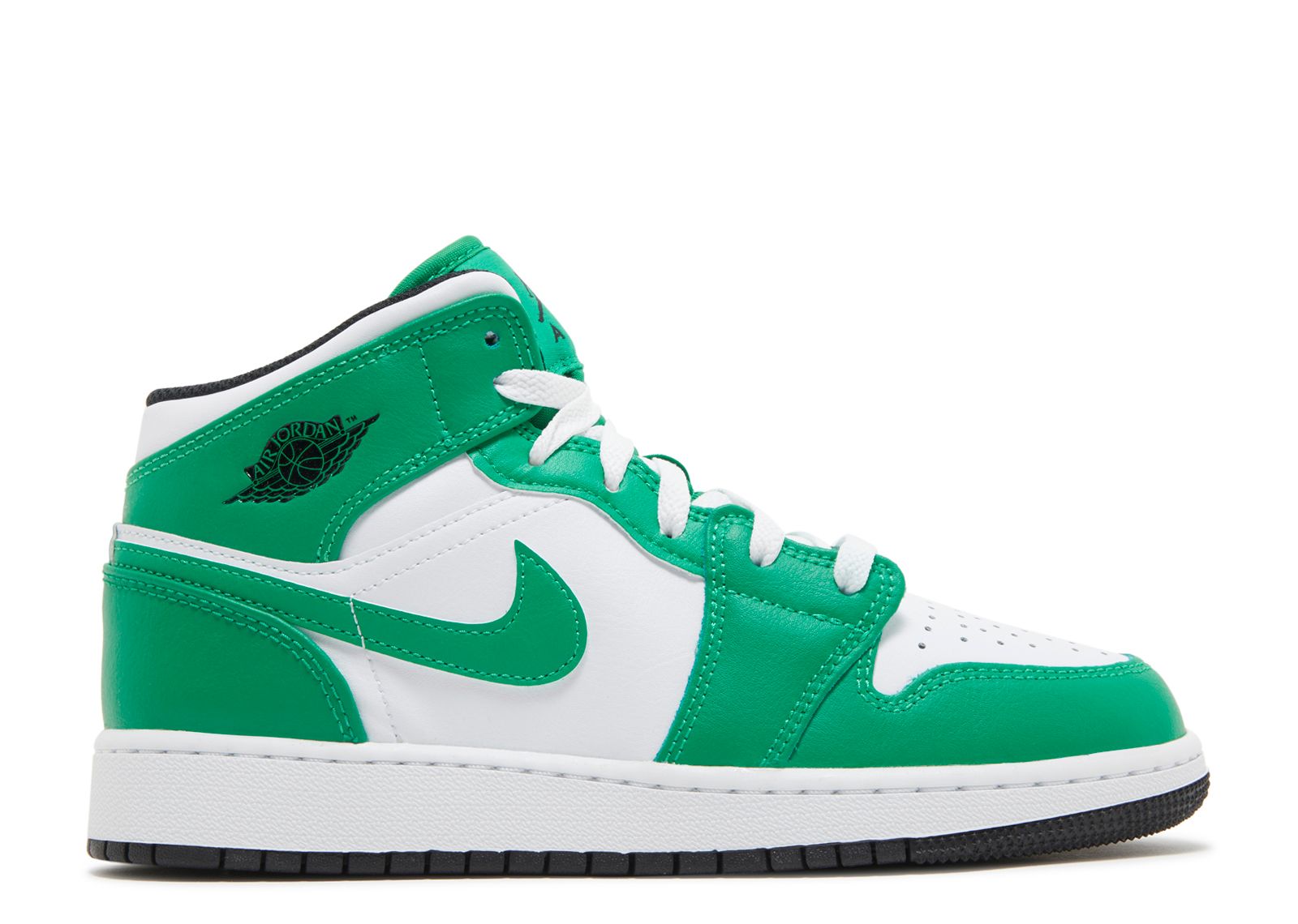 Jordan 1 Mid GS 'Lucky Green'