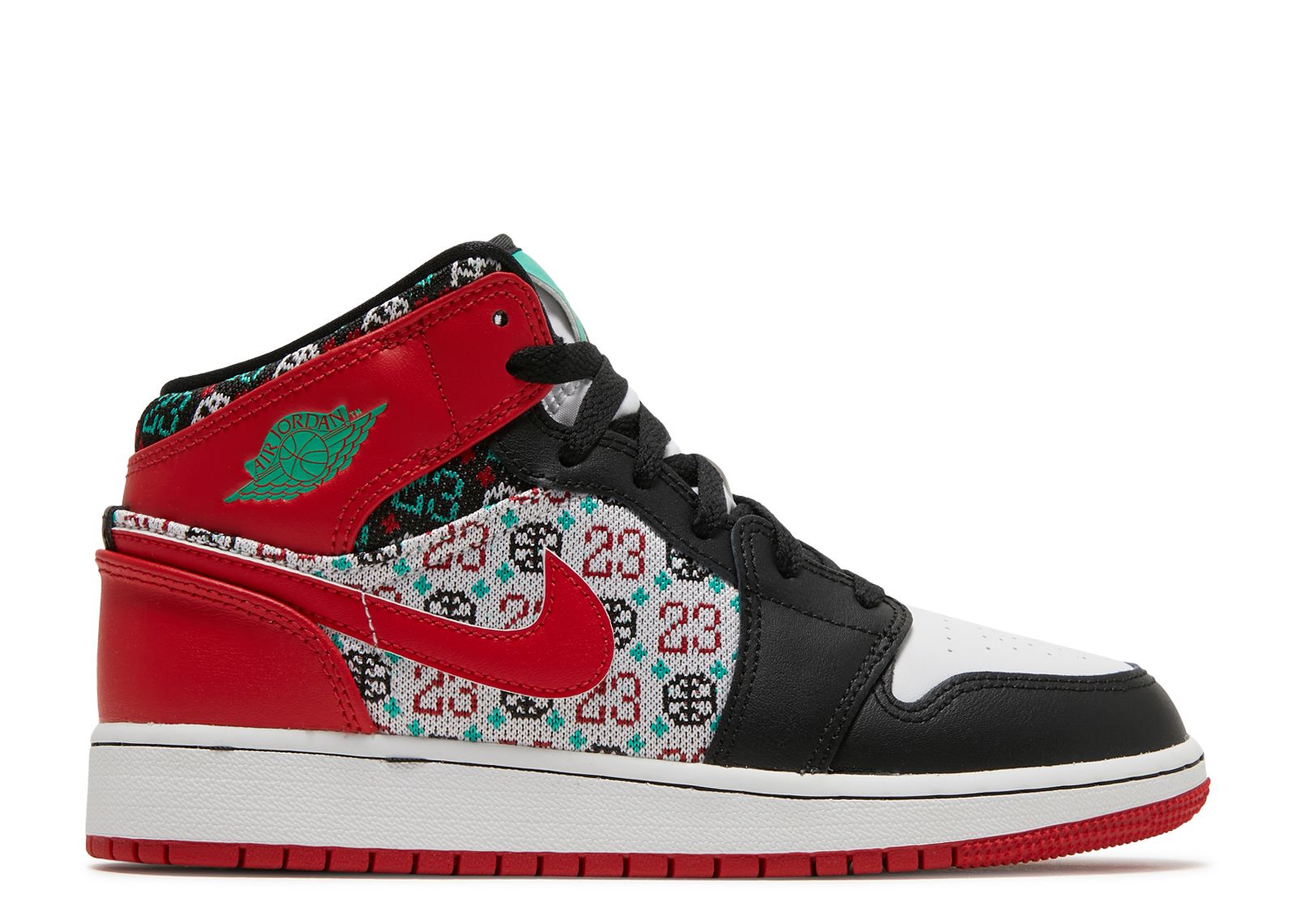 Jordan 1 Mid SE GS 'Ugly Christmas Sweater'