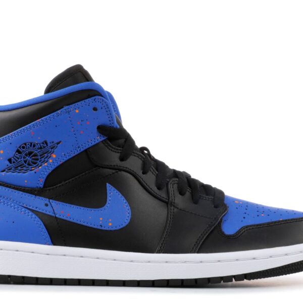 Jordan 1 Mid 'Royal Splatter'