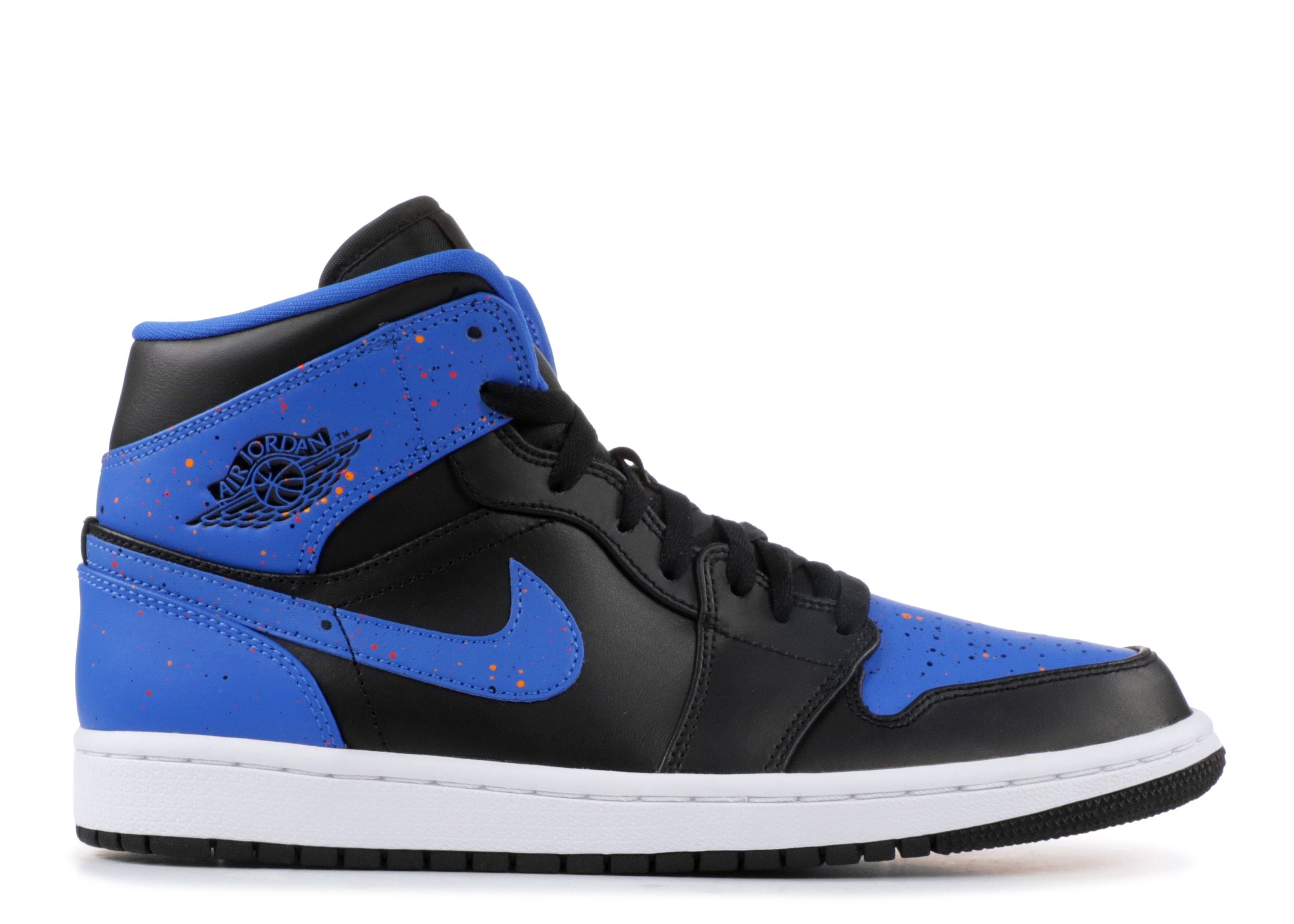 Jordan 1 Mid 'Royal Splatter'