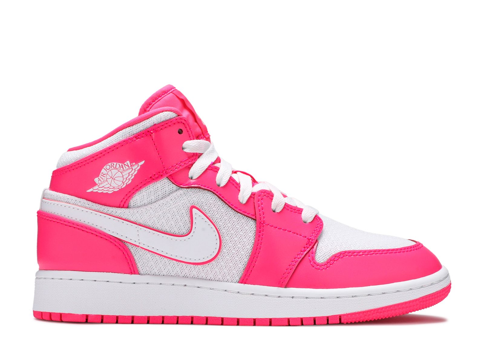 Jordan 1 Mid GS 'Hyper Pink'
