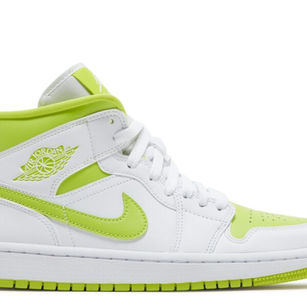 Wmns Jordan 1 Mid 'White Lime'