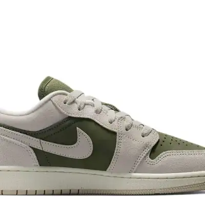 Jordan 1 Low SE GS 'Medium Olive Sail'