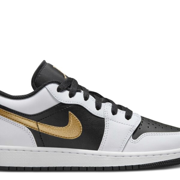 Jordan 1 Low GS 'Gold Swoosh'