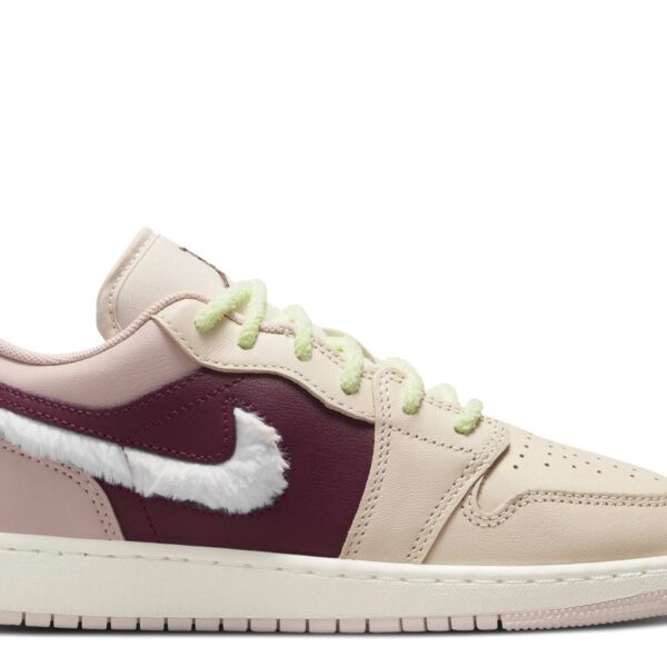 Jordan 1 Low GS 'Fur Swoosh'