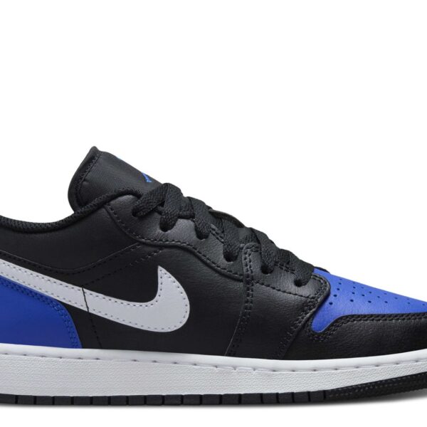 Jordan 1 Low GS 'Black Royal Toe'