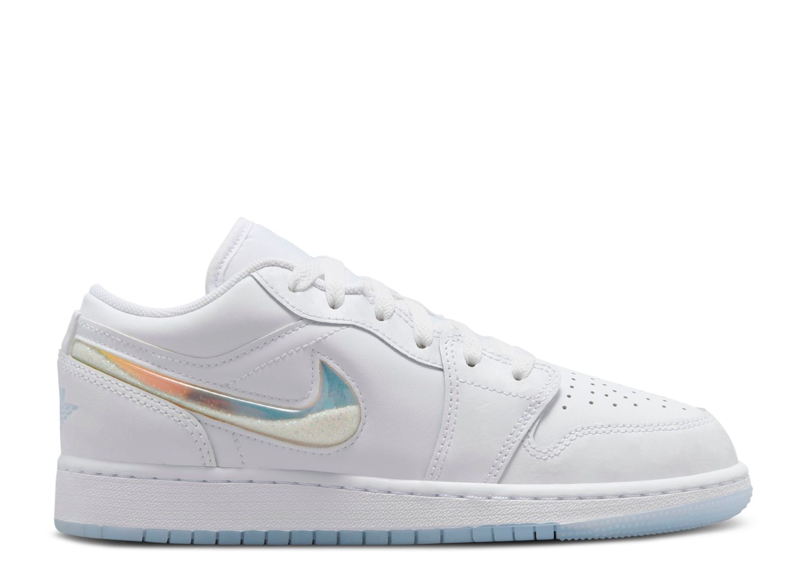 Jordan 1 Low SE GS 'Glitter Swoosh'