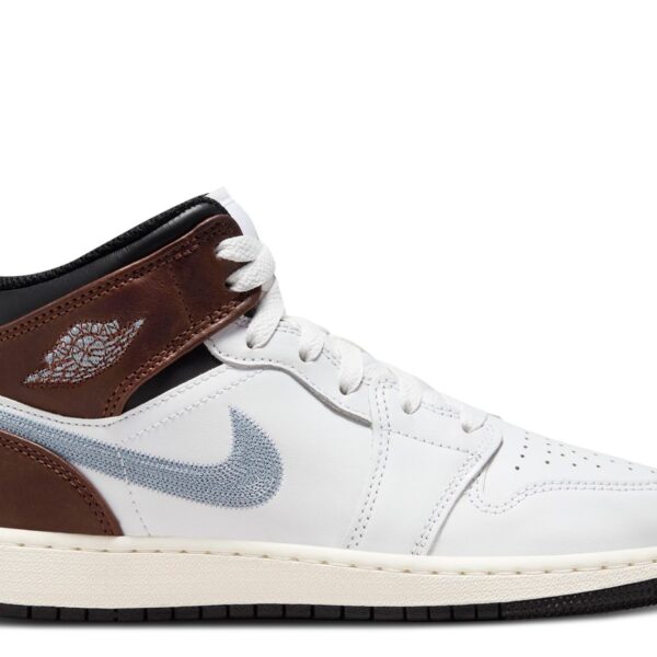 Jordan 1 Mid SE GS 'White Blue Grey'