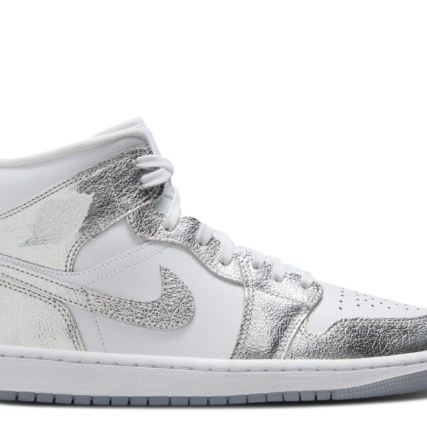 Wmns Jordan 1 Mid SE 'Metallic Silver'