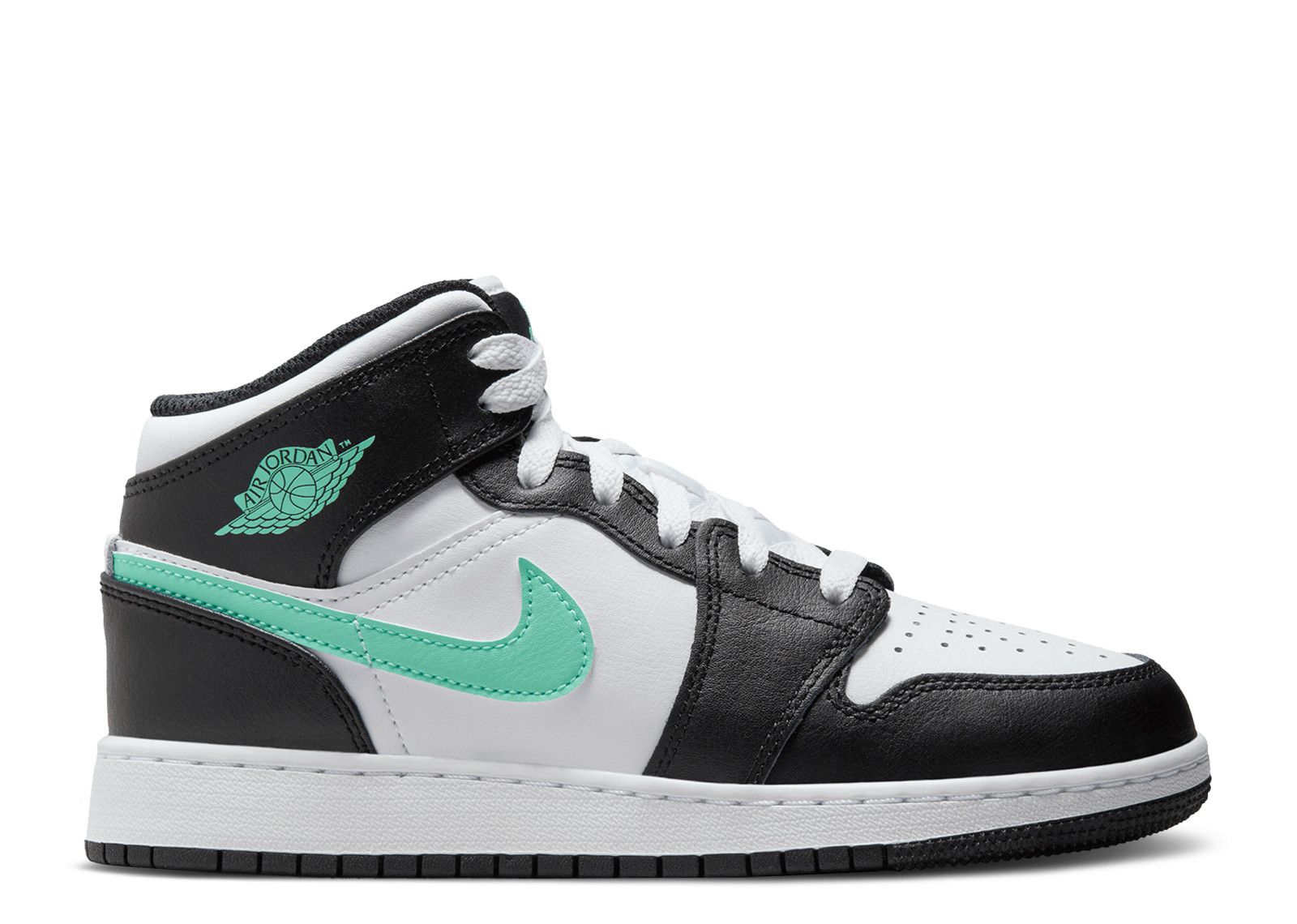 Jordan 1 Mid GS 'Green Glow'