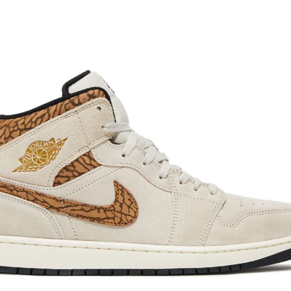 Jordan 1 Mid SE 'Brown Elephant'
