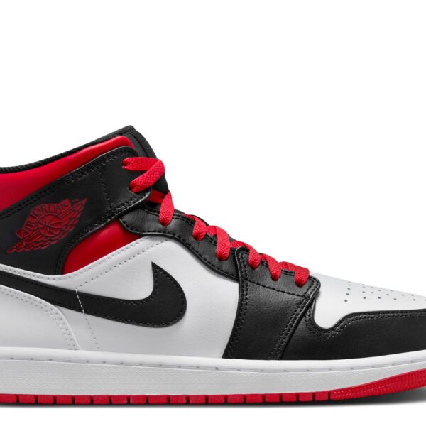 Jordan 1 Mid 'Gym Red Black Toe'