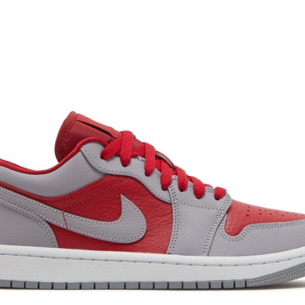 Wmns Jordan 1 Low SE 'Split - Gym Red Cement Grey'