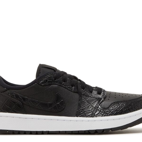 Jordan 1 Low Golf 'Black Crocodile'