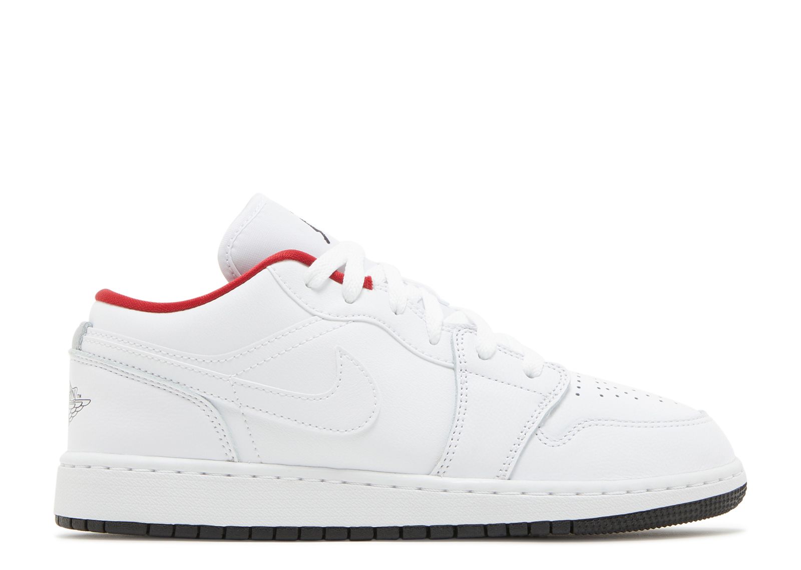Jordan 1 Low GS 'White Gym Red'