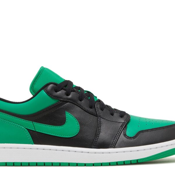 Jordan 1 Low 'Black Lucky Green'