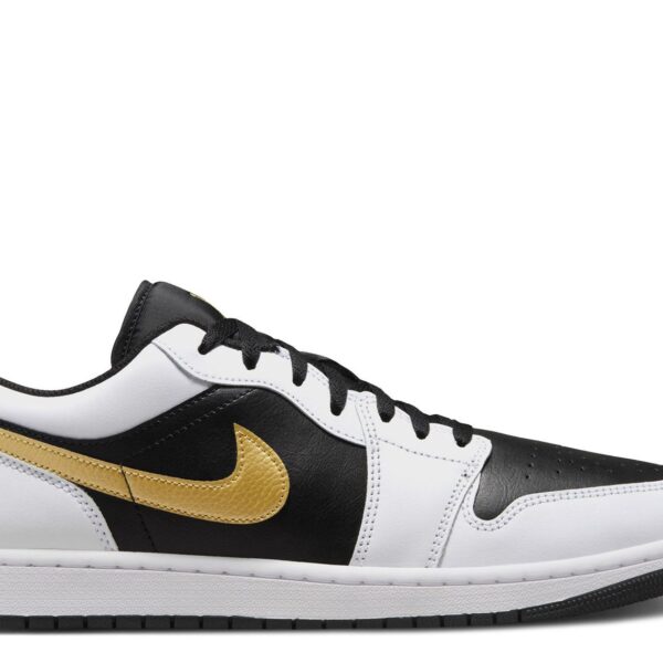 Jordan 1 Low 'Gold Swoosh'