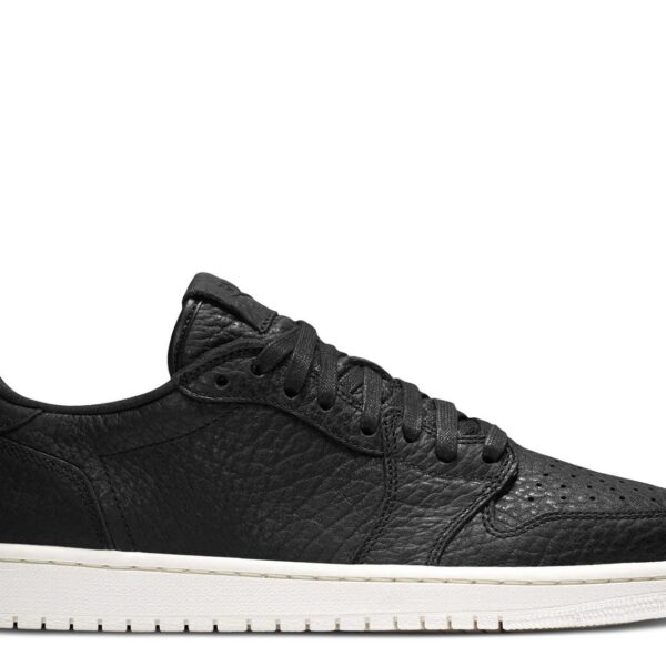 Jordan 1 Retro Low Swooshless 'Black' 2025