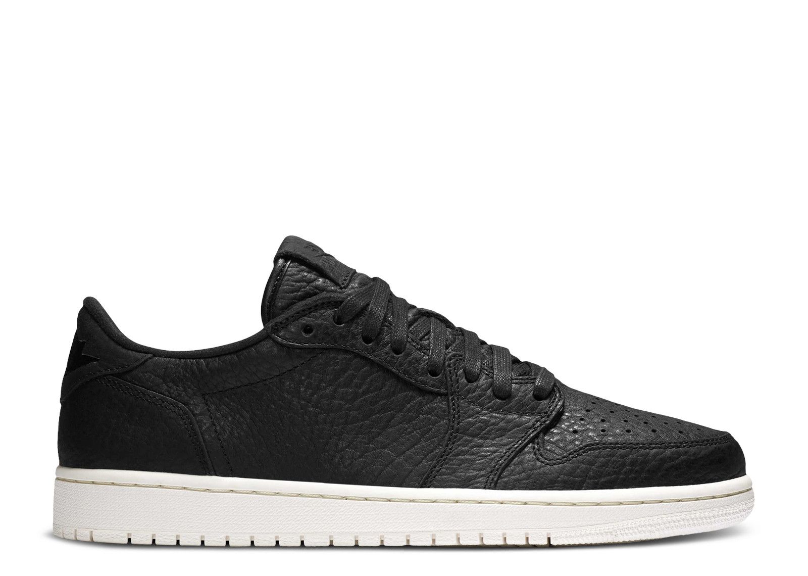Jordan 1 Retro Low Swooshless 'Black' 2025