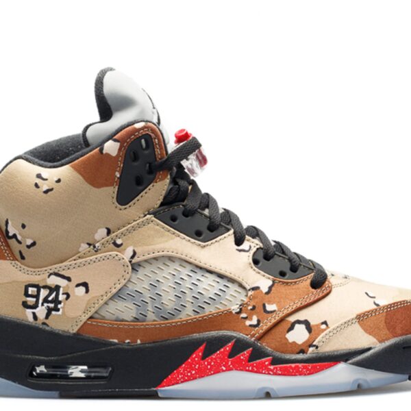 Supreme x Jordan 5 Retro 'Desert Camo'