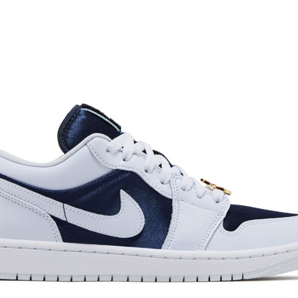 Wmns Jordan 1 Low SE 'Midnight Navy Gold Charms'