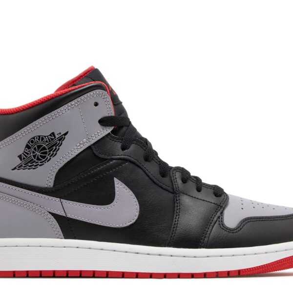 Jordan 1 Mid 'Bred Shadow'