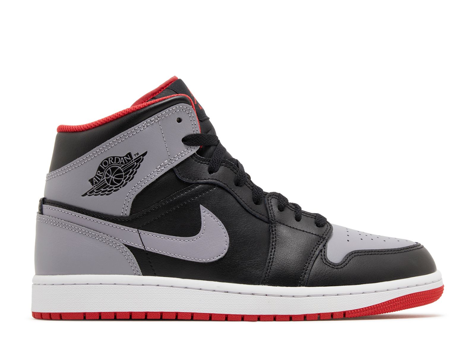 Jordan 1 Mid 'Bred Shadow'