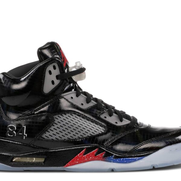 Supreme x Jordan 5 Retro 'Transformers - Black Ops' Sample