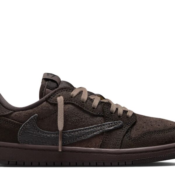 Travis Scott x Jordan 1 Low OG PS 'Velvet Brown'