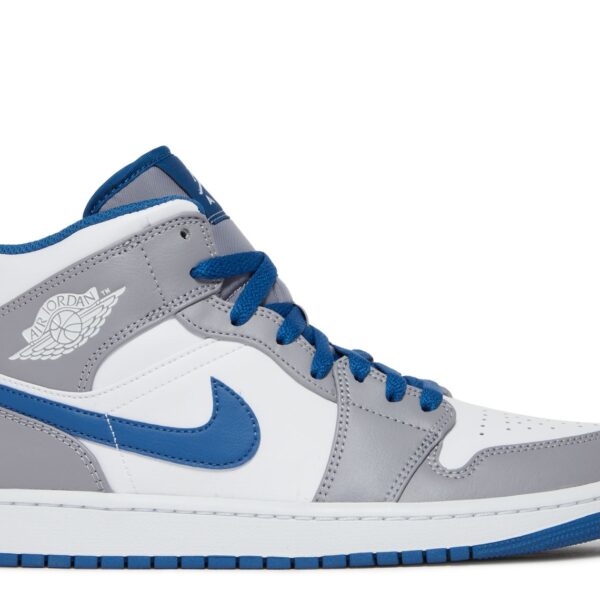 Jordan 1 Mid 'Cement True Blue'