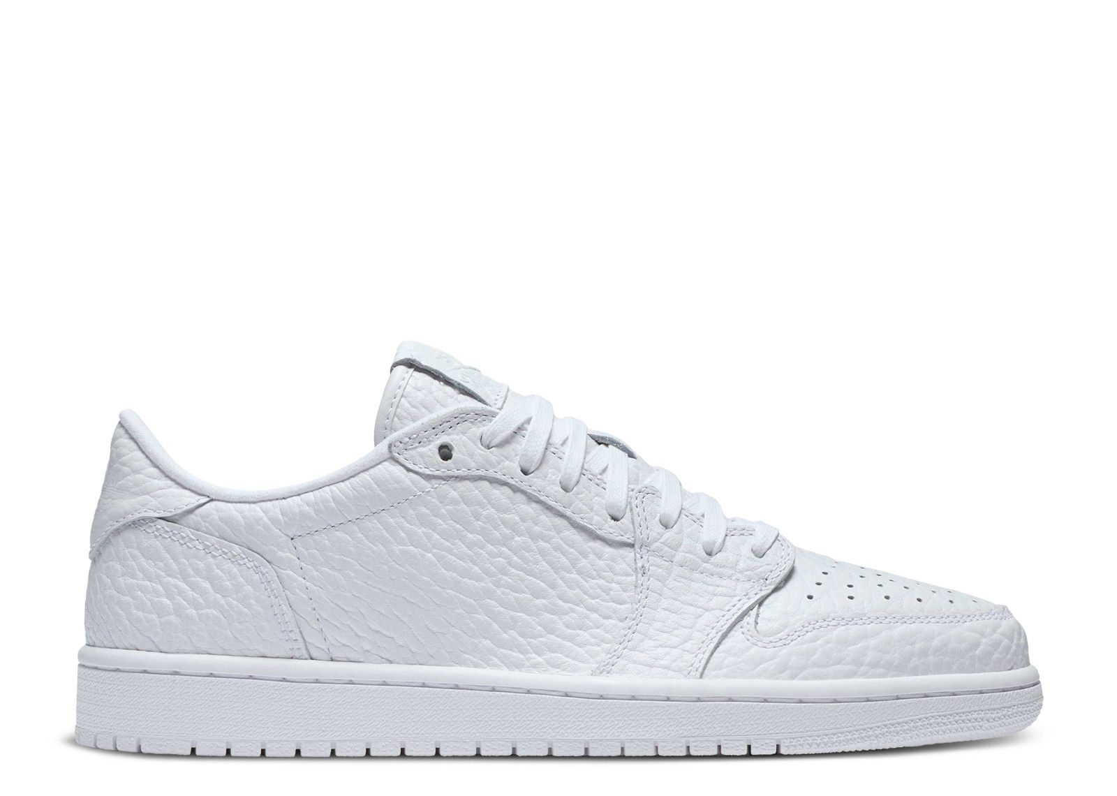 Jordan 1 Retro Low Swooshless 'Triple White' 2025