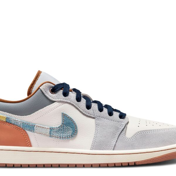 Jordan 1 Low SE 'Repaired Denim Swoosh'