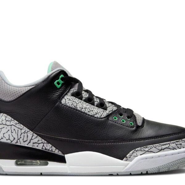 Jordan 3 Retro 'Green Glow'