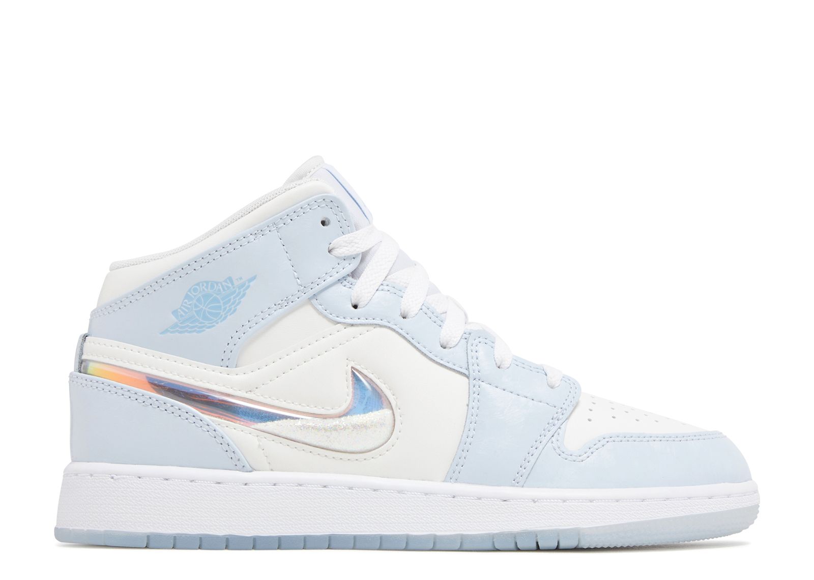 Jordan 1 Mid SE GS 'Glitter Swoosh'