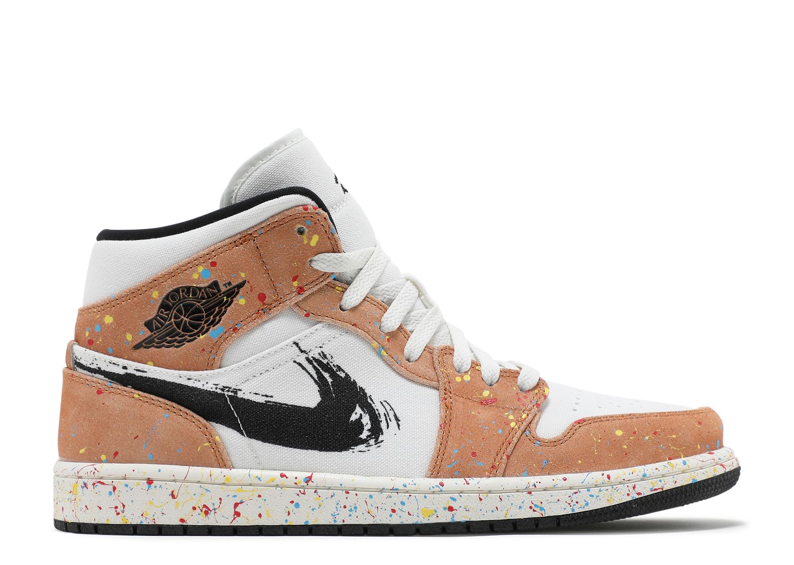Jordan 1 Mid SE 'Brushstroke Paint Splatter'