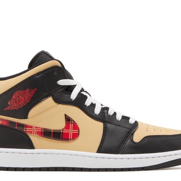 Jordan 1 Mid SE 'Tartan Swoosh'
