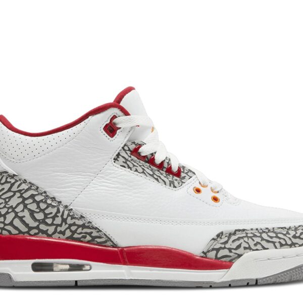 Jordan 3 Retro GS 'Cardinal Red' Sample