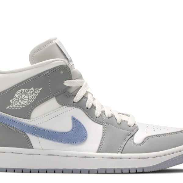 Wmns Jordan 1 Mid 'Wolf Grey Aluminum'