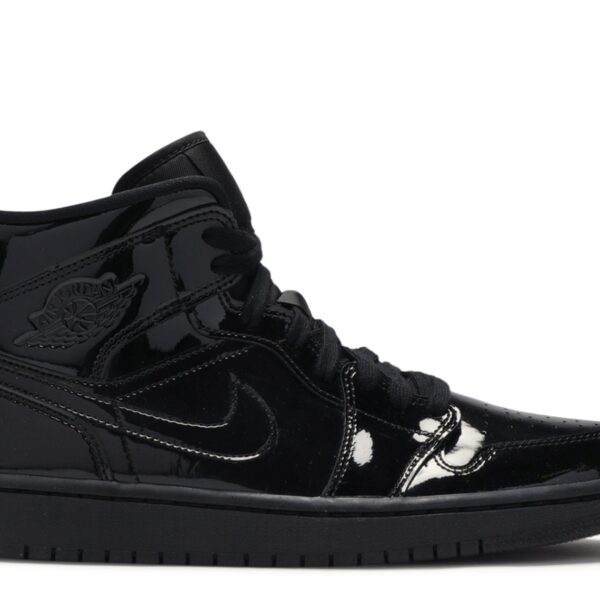Wmns Jordan 1 Mid Patent SE 'Triple Black'