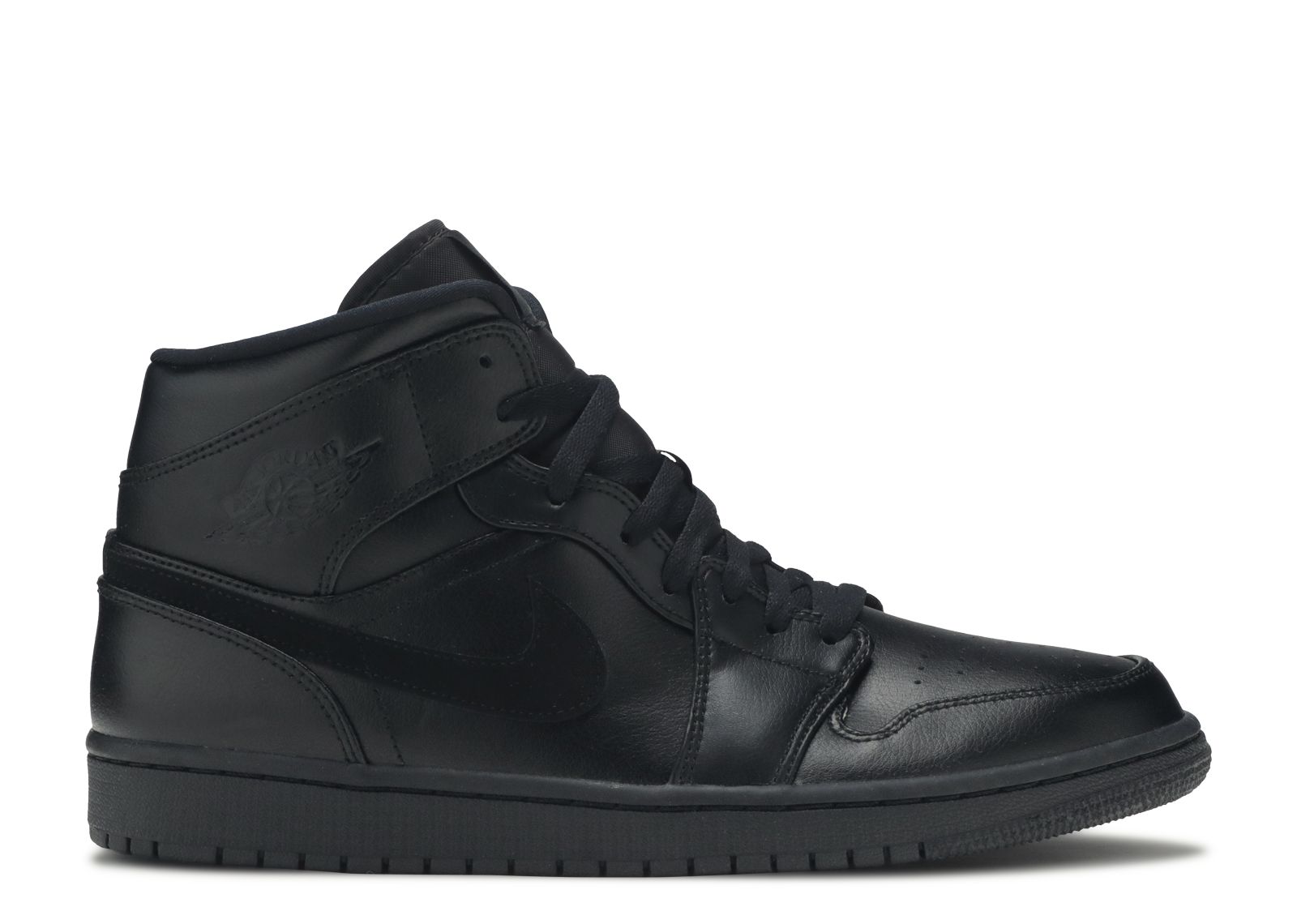 Jordan 1 Mid 'Triple Black'