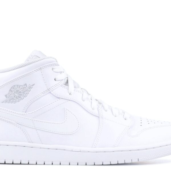 Jordan 1 Retro Mid 'White Pure Platinum'