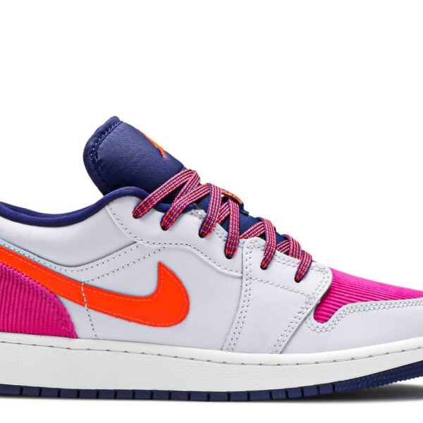 Jordan 1 Low GS 'Fire Pink Hyper Crimson'