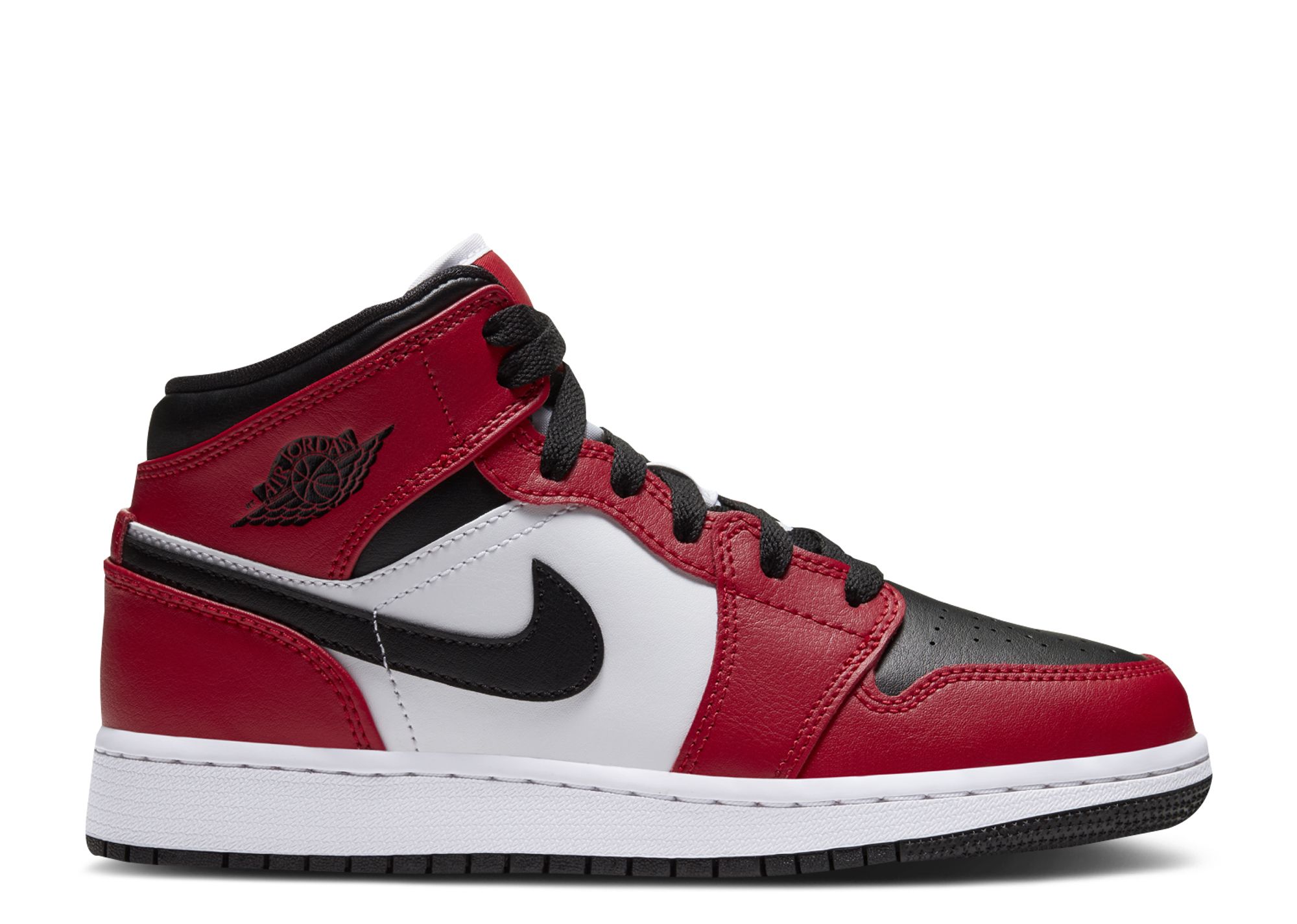 Jordan 1 Mid GS 'Chicago Black Toe'