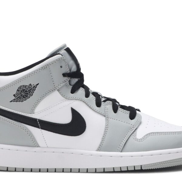 Jordan 1 Mid GS 'Light Smoke Grey'