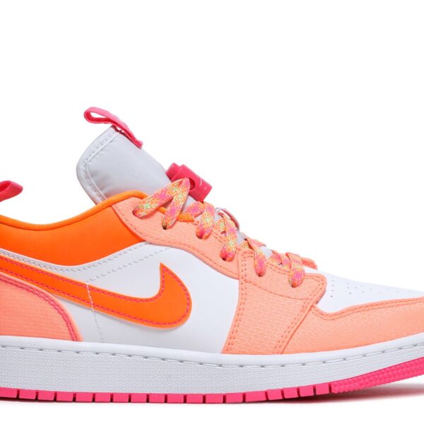 Jordan 1 Low Utility GS 'Crimson Pulse'