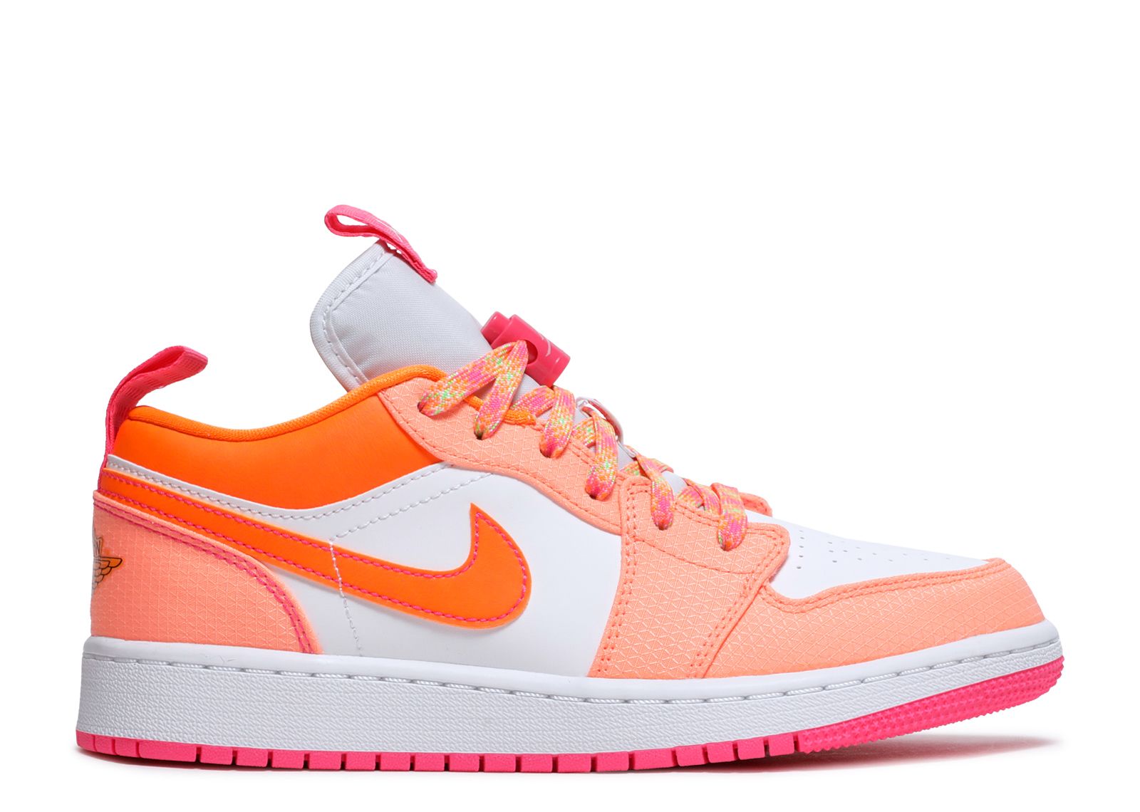 Jordan 1 Low Utility GS 'Crimson Pulse'