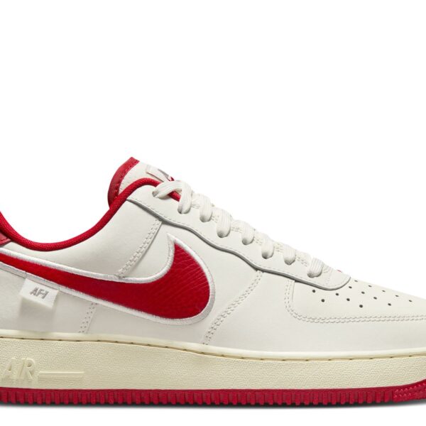 Air Force 1 '07 'Sail Gym Red Embroidered Swoosh'