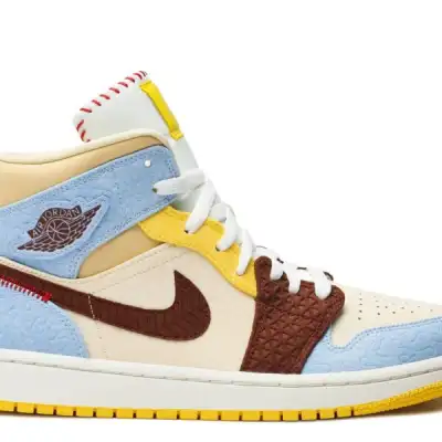 Maison Chateau Rouge x Jordan 1 Mid SE 'Fearless'