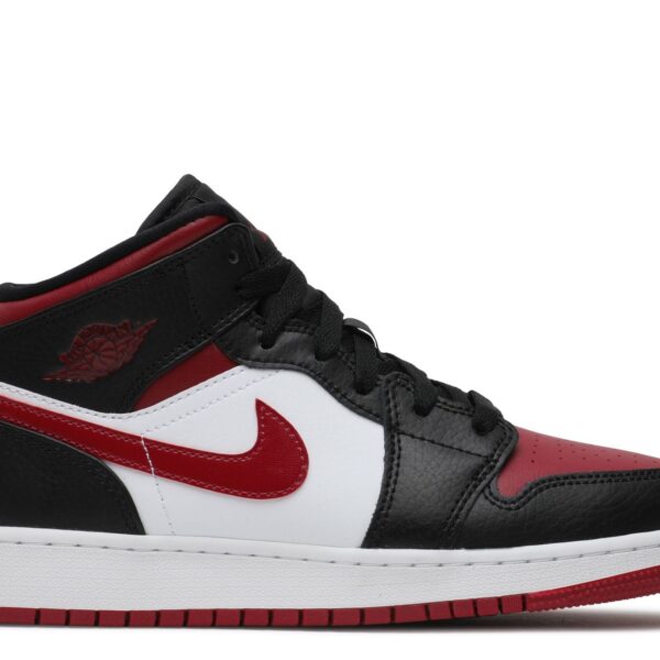 Jordan 1 Mid GS 'Noble Red'